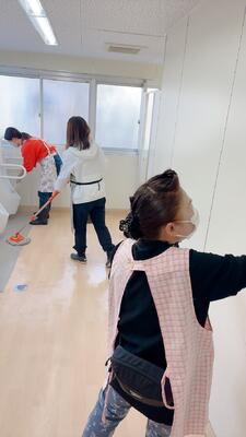 トイレ掃除をしています